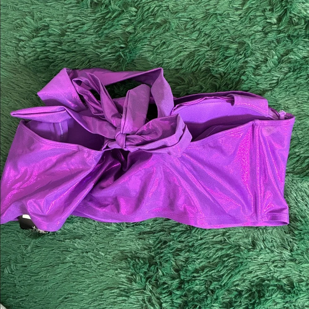 NWT Hot Topic 5X Disney Little Mermaid Ariel Swimsuit Swim Bikini Top Plus Size - Picture 3 of 8